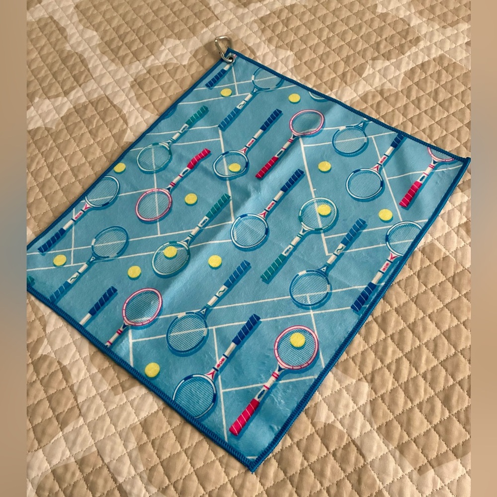 Tennis towel with clip NWOT